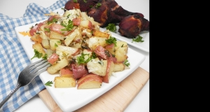 Roasted Red Potatoes with Truffle Oil and Parmesan