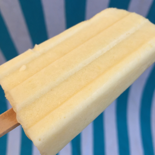 Ginger-Pina Colada Ice Pops