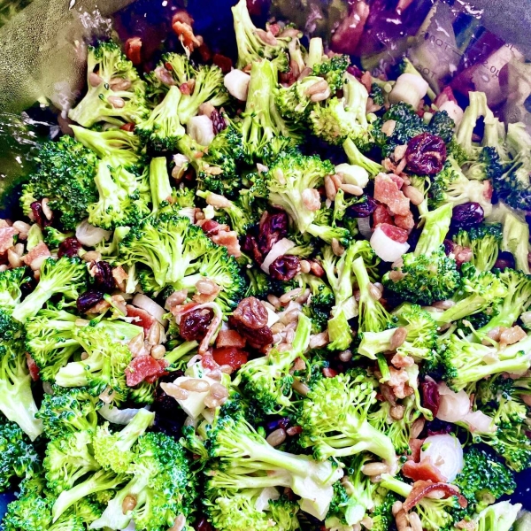 My Cousin Maxi's Broccoli Salad