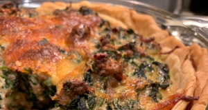 Hamburger Spinach Quiche