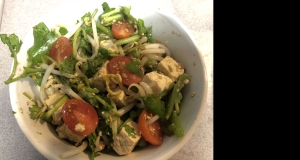 Easy Tofu and Watercress Salad