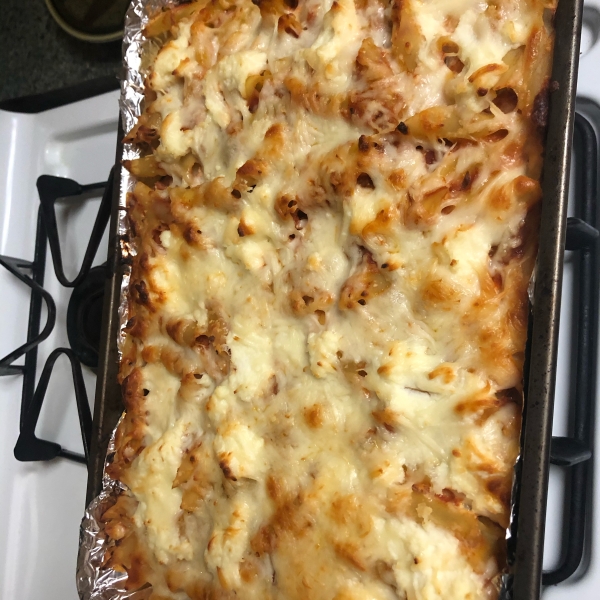 Baked Ziti with Turkey Meatballs