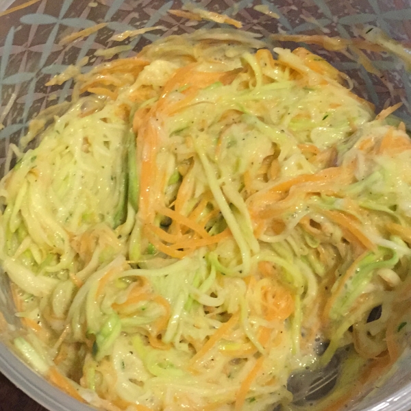 Zucchini and Carrot Coleslaw