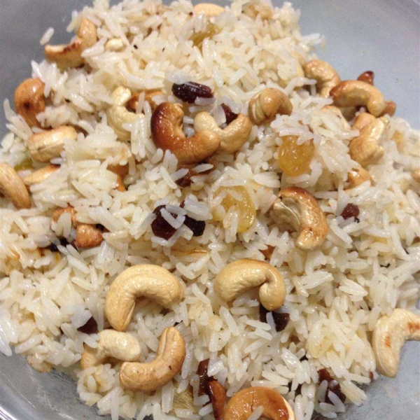 Rice with Almonds and Raisins