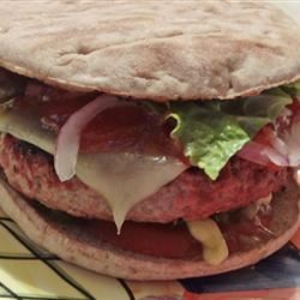 Spicy Blue Cheese Hamburgers