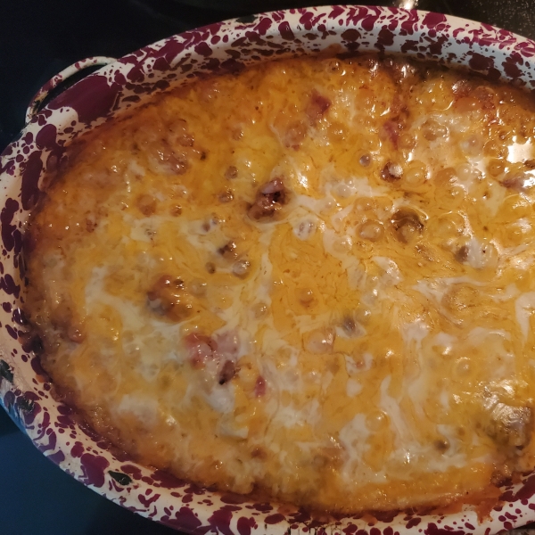 Low-Carb Bacon Cheeseburger Casserole