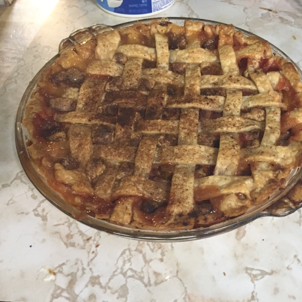 Grammy's Favorite Rhubarb Custard Pie