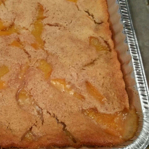 Mason Jar Peach Cobbler