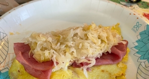 Leftover Corned Beef Omelet