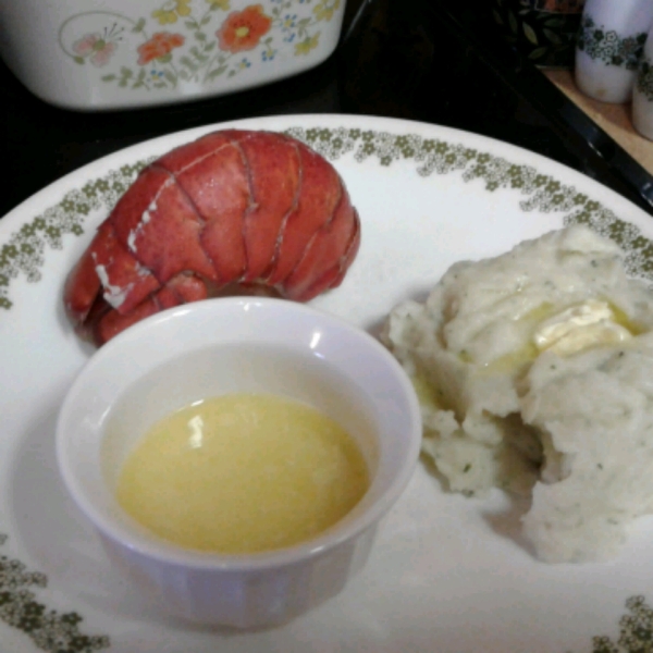 Lobster Tails Steamed in Beer