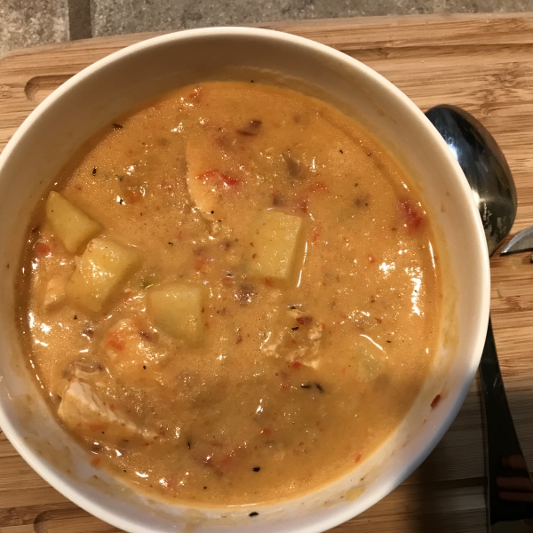 Chipotle Leek and Potato Soup