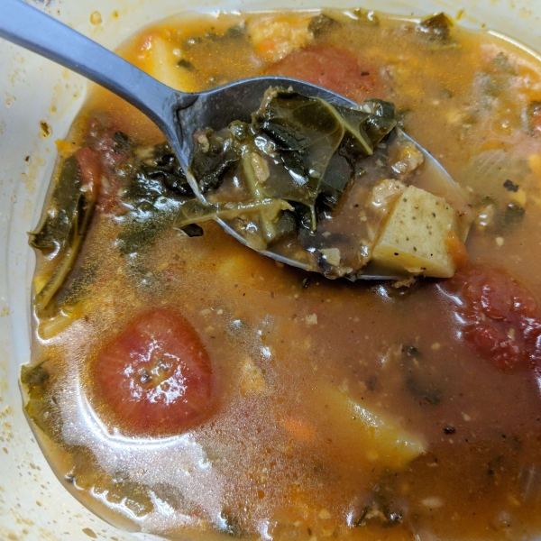 Vegan Portuguese Kale Soup