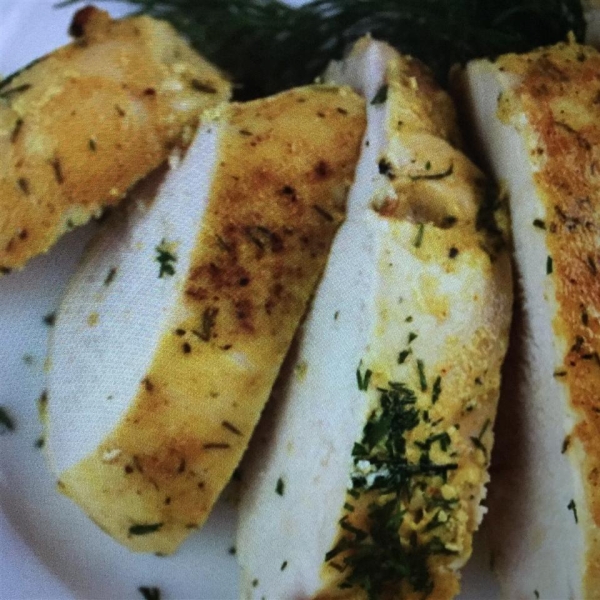 Greek Yogurt-and-Dill-Marinated Chicken