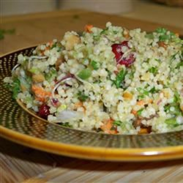 Whole Wheat Vegan Couscous Salad