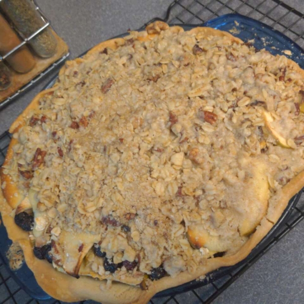 Creamy Apple Blueberry Pie