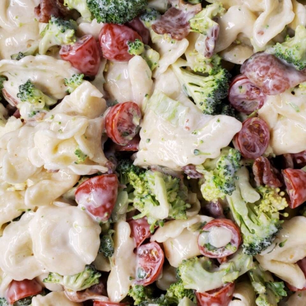 Tortellini Bacon Broccoli Salad