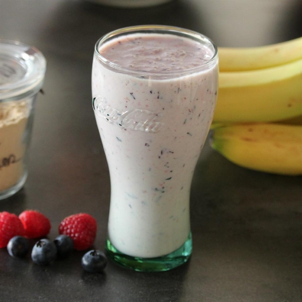 Black and Blueberry Smoothie