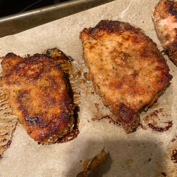 Easy Oven-Fried Pork Chops