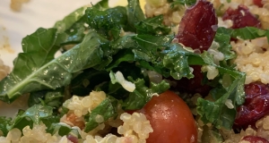 Quinoa Salad with Mint, Almonds and Cranberries