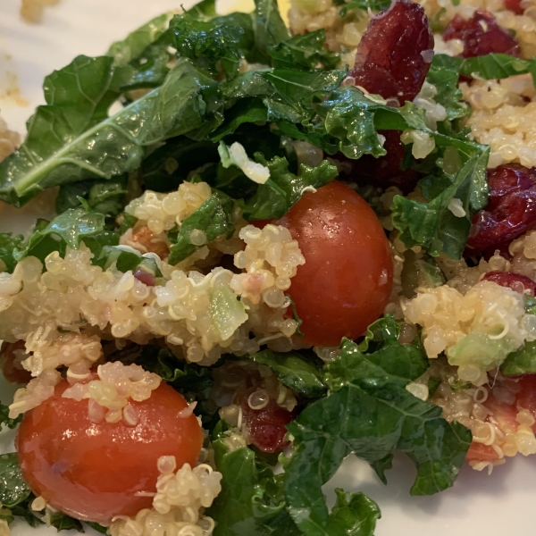 Quinoa Salad with Mint, Almonds and Cranberries