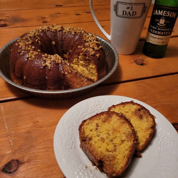 Boozy Irish Whiskey Cake