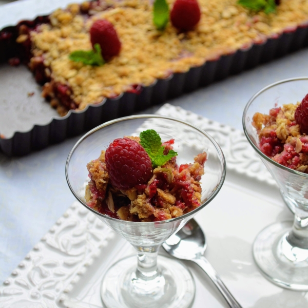 Jackie's Old-Fashioned Raspberry Crisp