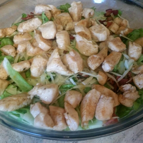 Easy and Fast Cajun Chicken Caesar Salad