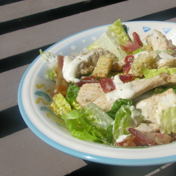 Easy and Fast Cajun Chicken Caesar Salad