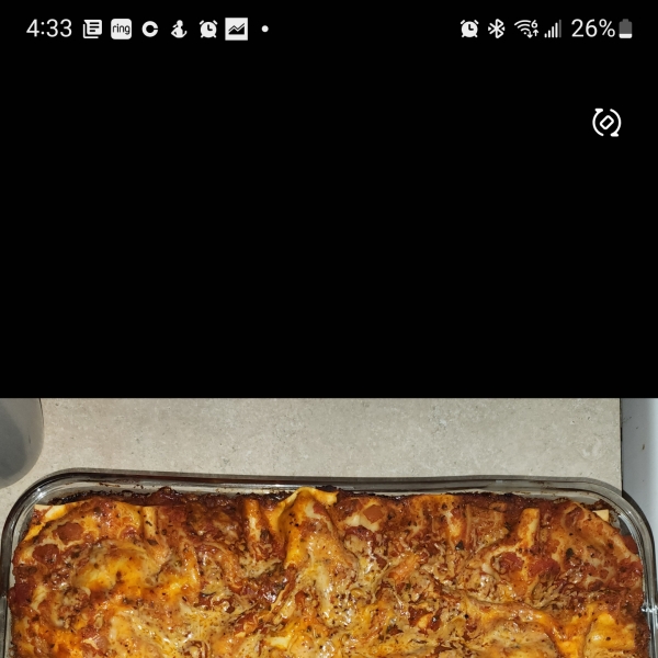 Jac's Ground Chicken Lasagna