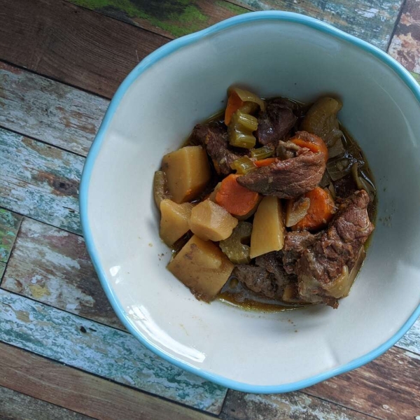 Slow Cooker Beef Stew with Mushrooms