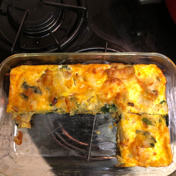 Spinach and Potato Frittata