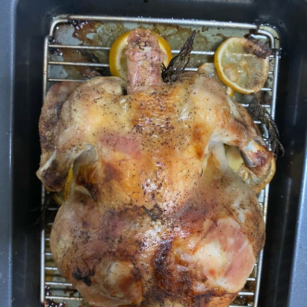 Roasted Chicken with Lemon and Rosemary