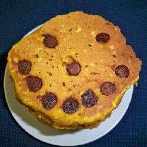 Jack-O-Lantern Pumpkin Pancakes