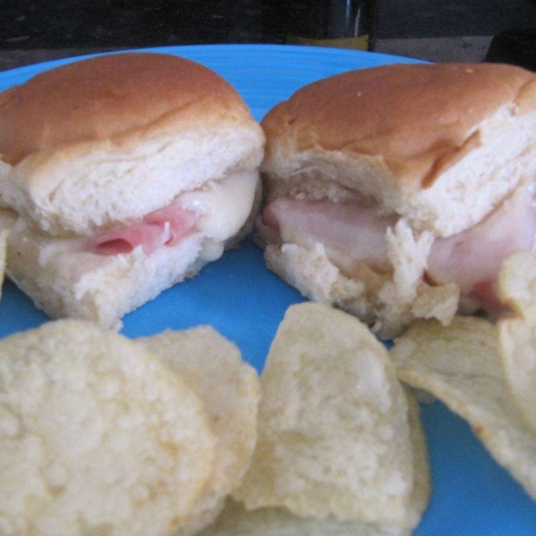 Easy Ham and Cheese Appetizer Sandwiches