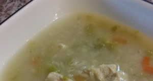 Quick Easy Chicken Barley Soup