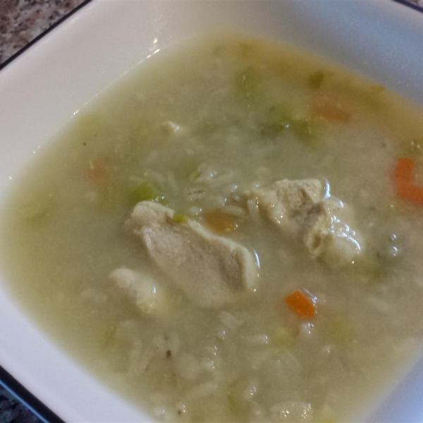 Quick Easy Chicken Barley Soup