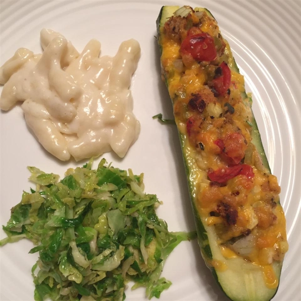 Zucchini Boats on the Grill