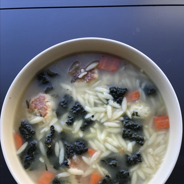 Turkey Italian Wedding Soup with Kale