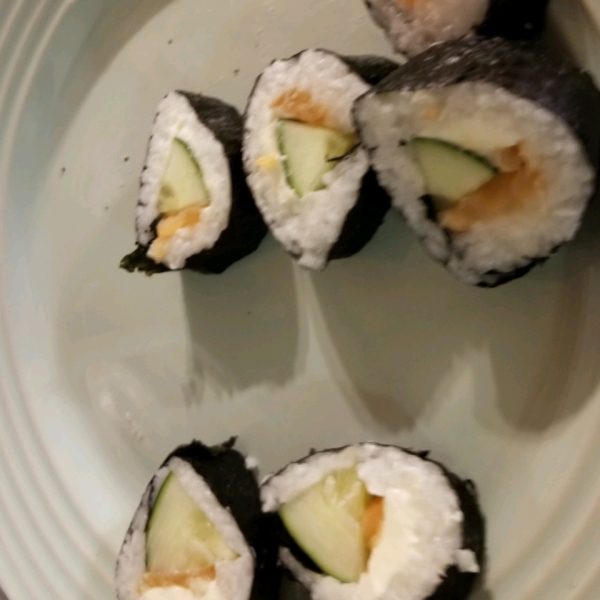 Cream Cheese and Crab Sushi Rolls