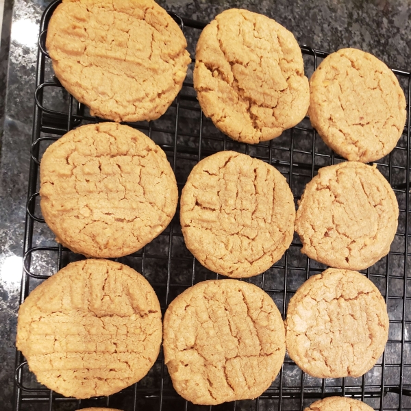 Three Ingredient Peanut Butter Cookies