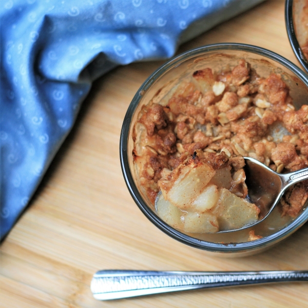 Air Fryer Pear Crisp for Two