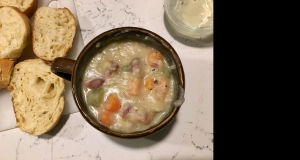 Dairy-Free Creamy Potato Soup with Bacon