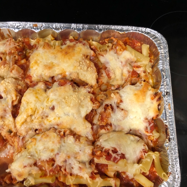 Baked Ziti with Ground Turkey