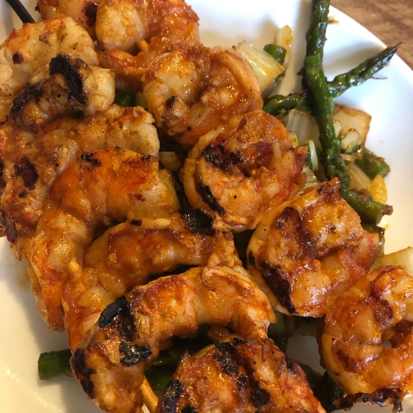 Amazing Spicy Grilled Shrimp