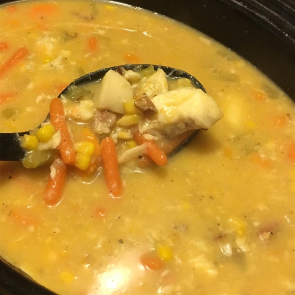 Slow-Cooker Fish Chowder