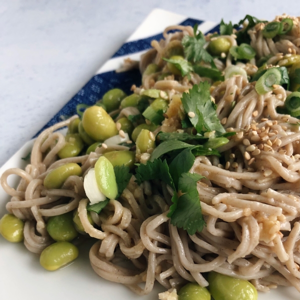 Japanese Soba Noodle Salad