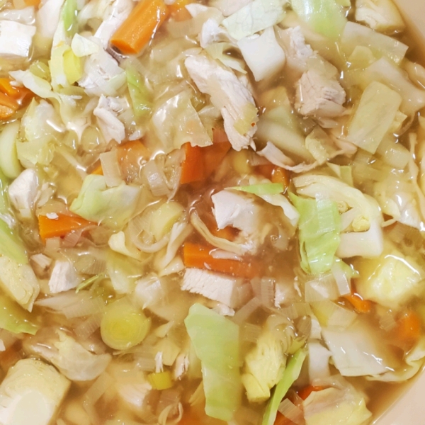 Thai Chicken Cabbage Soup