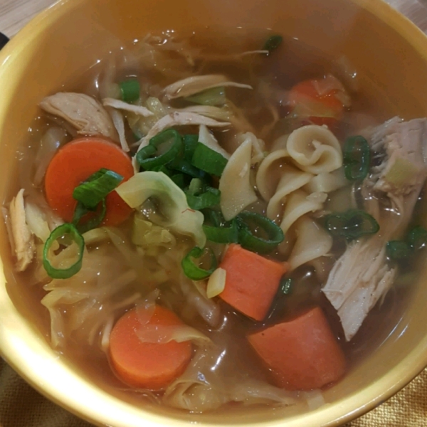 Thai Chicken Cabbage Soup