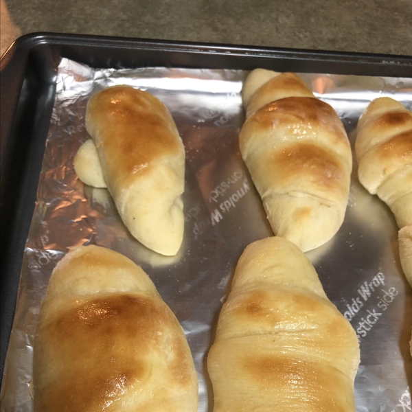 Cake Mix Yeast Rolls