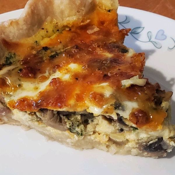 Sausage Mushroom Quiche